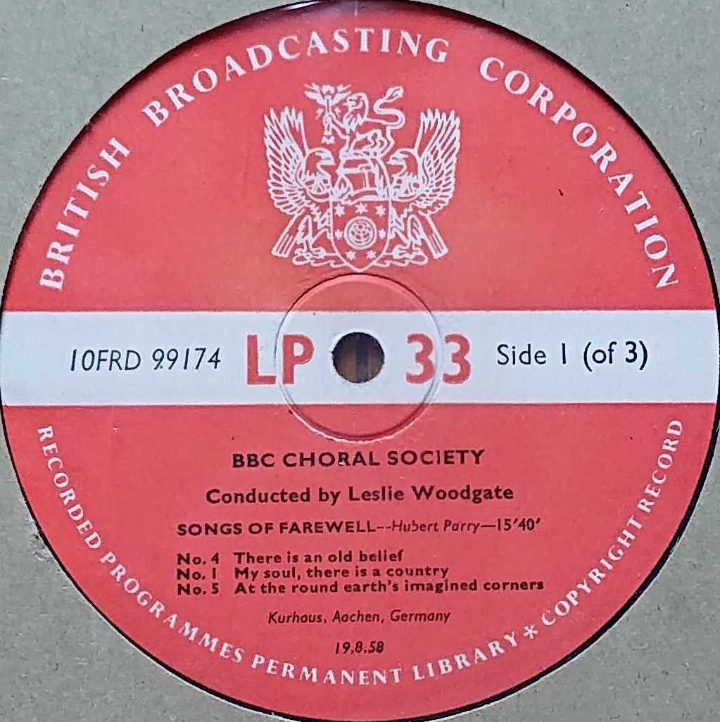 Picture of A 10 inch record label