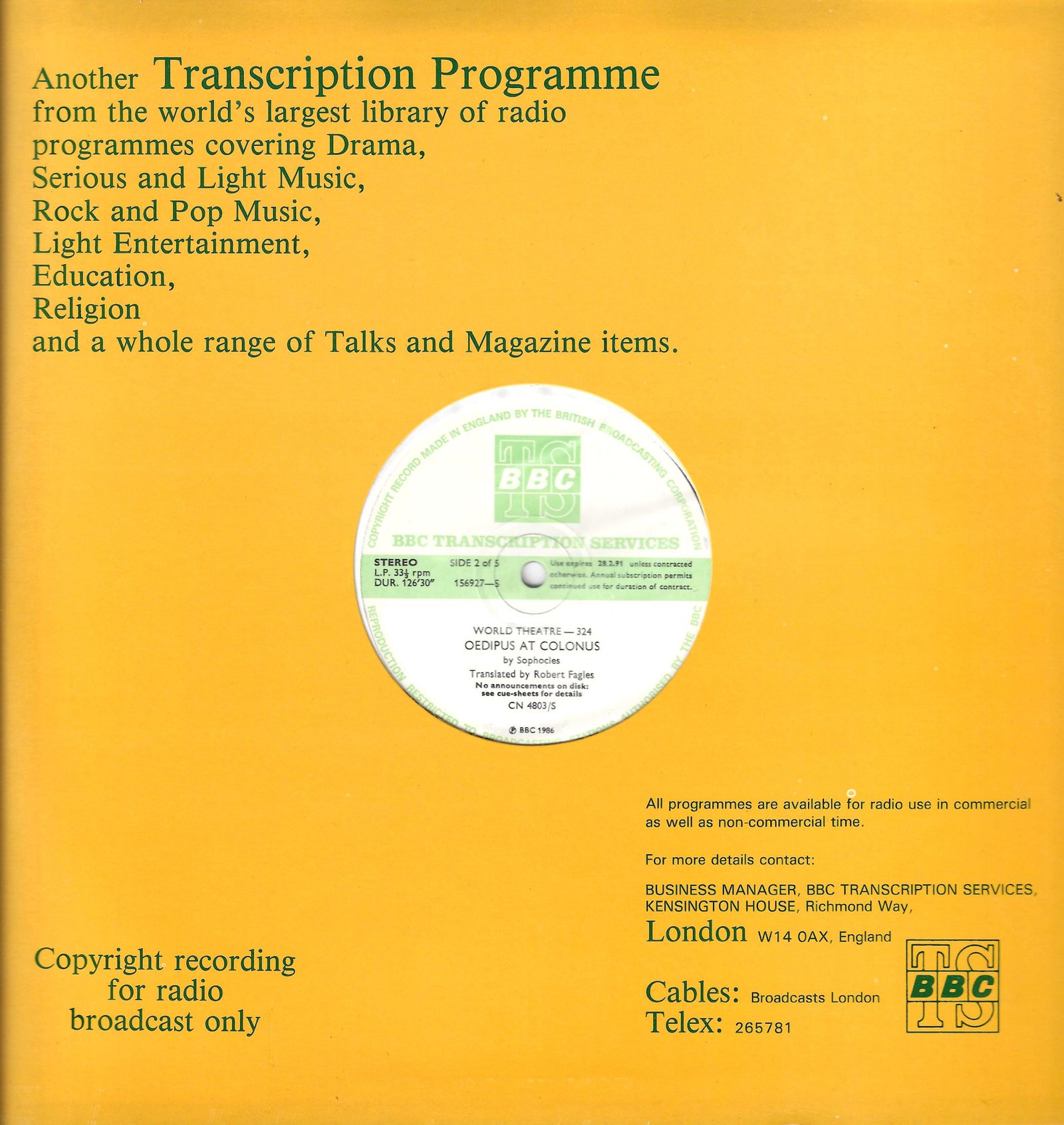 Front cover of CN 4803 S 2