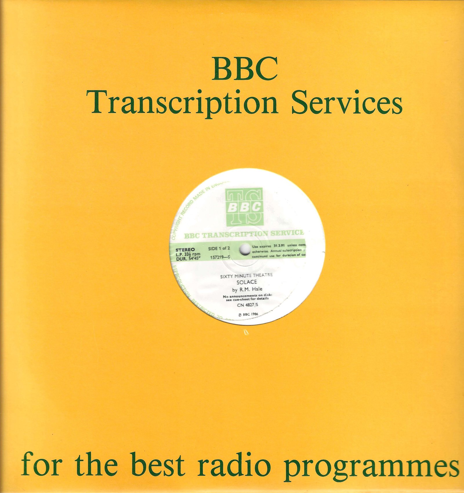 Front cover of CN 4827 S 1
