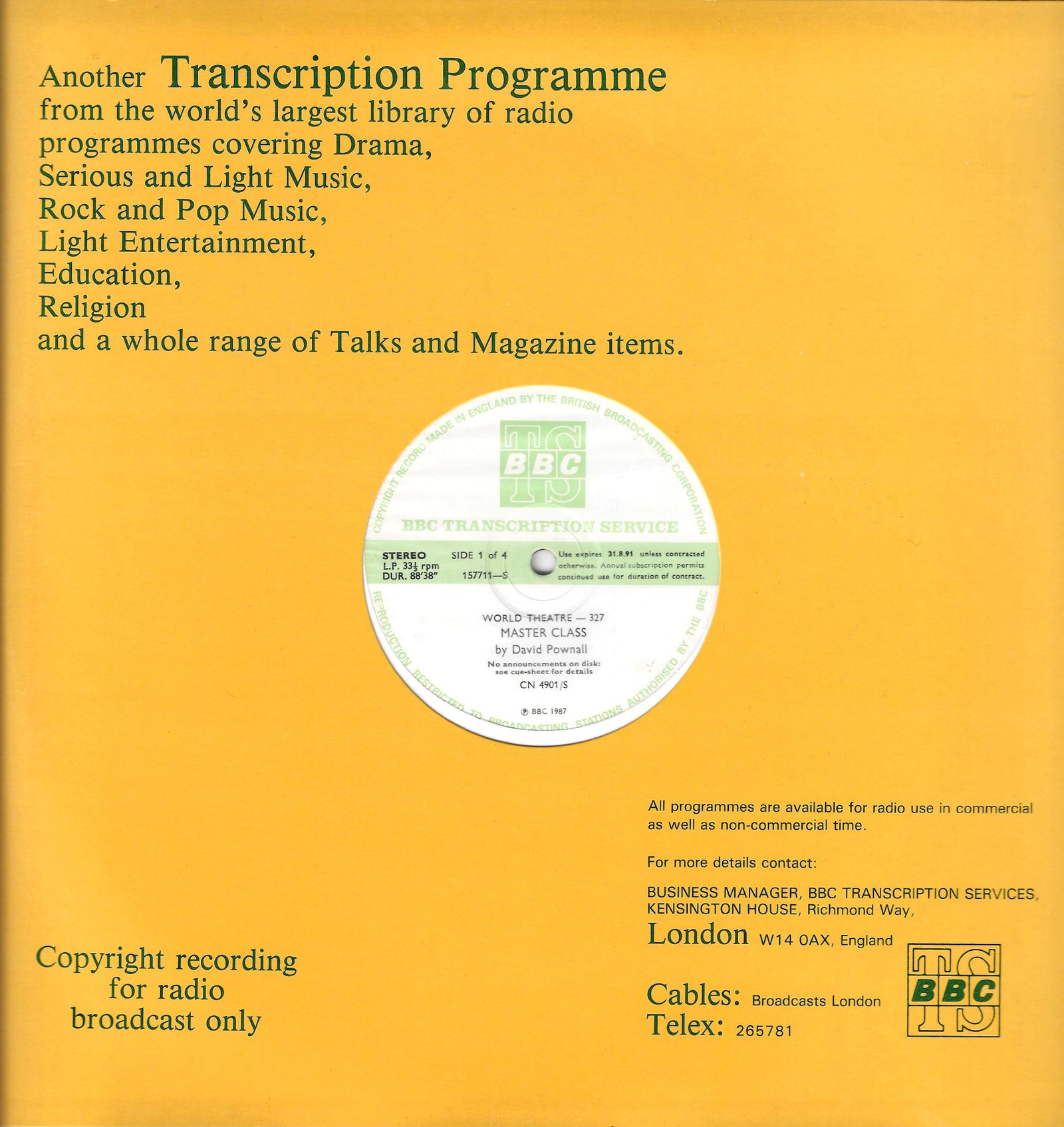 Front cover of CN 4901 S 1