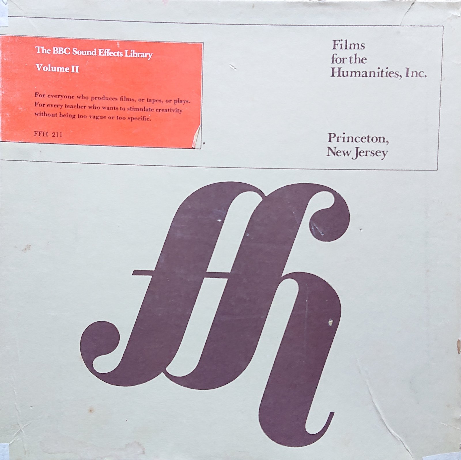 Picture of FFH 211 - 2 The BBC Sound Effects Library - Volume II by artist Various from the BBC albums - Records and Tapes library