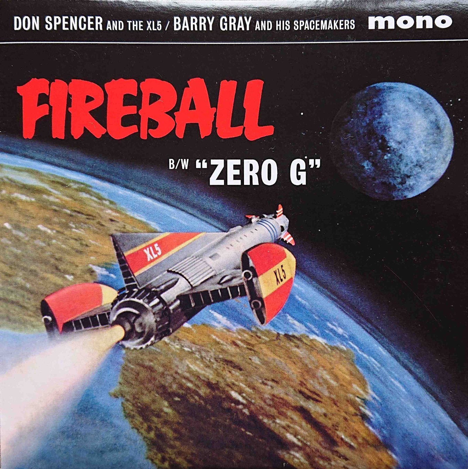 Picture of Fireball XL5 by artist Barry Gray and his Spacemakers / Don Spencer from ITV, Channel 4 and Channel 5 singles library